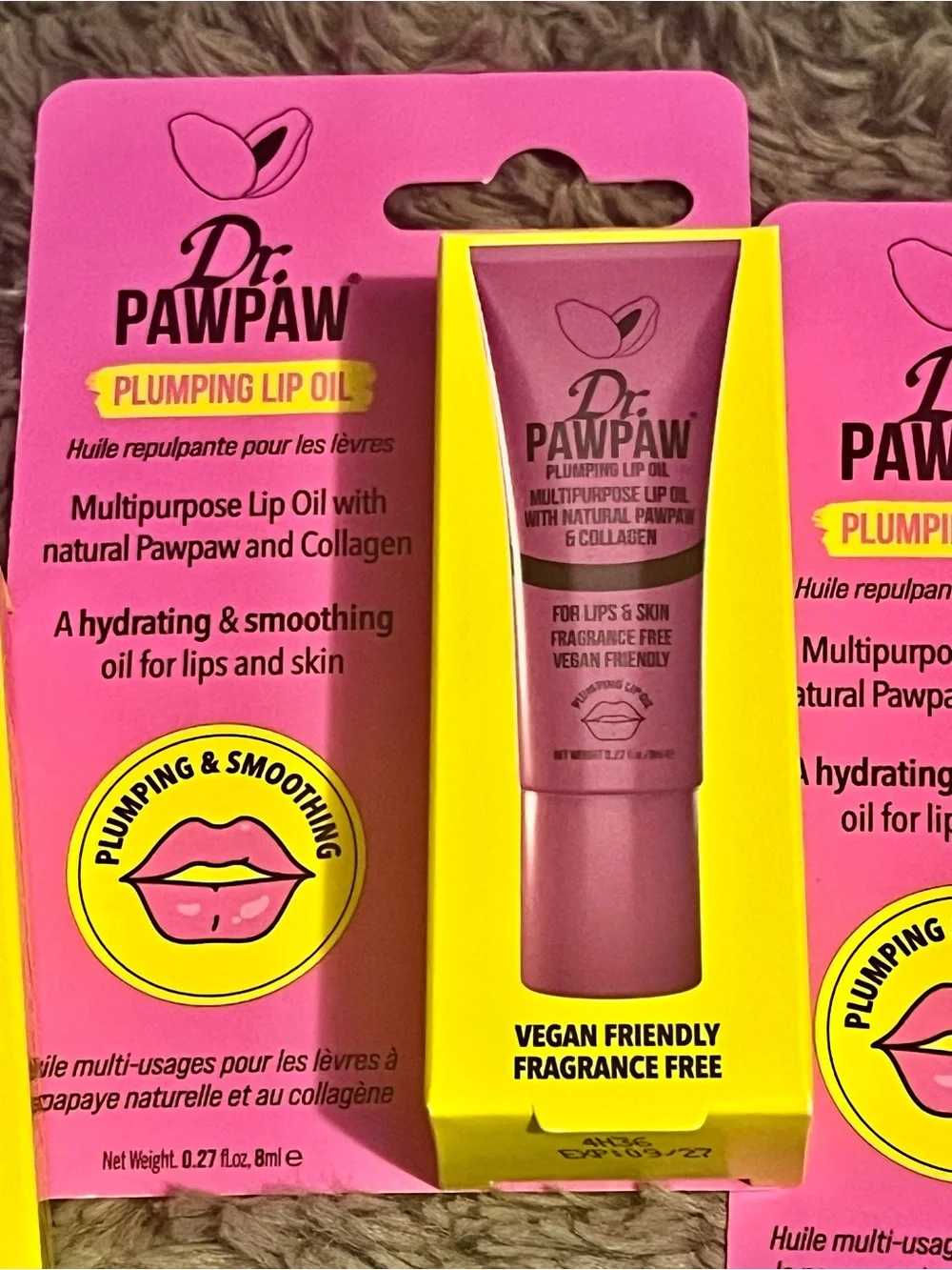 Dr. Pawpaw Plumping Lip Oil ~ Multipurpose Lip Oil w/Natural Pawpaw & Collagen